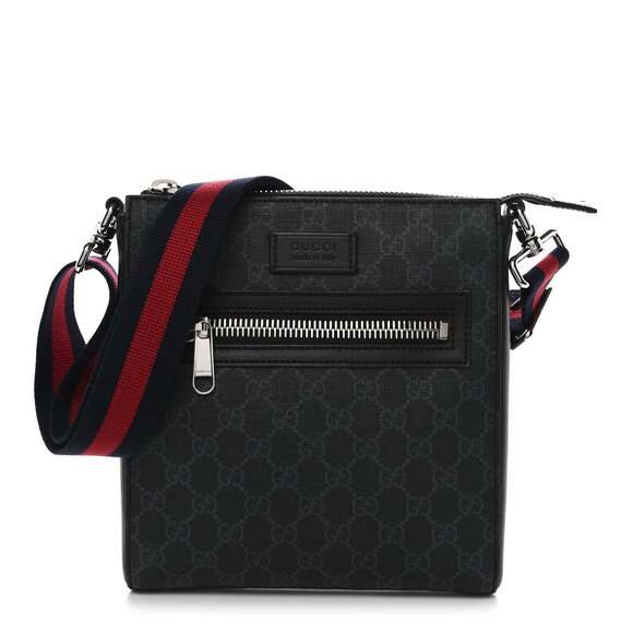 Gucci Gg Supreme Web Small Flat #238438G90B